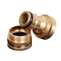 2 vnt. Žarnos adapteris Žalvarinis Universalus Vandens čiaupo jungtis 21 mm Maišytuvo jungtis Sriegis Čiaupo jungtis Sodo žarnai Automobilio plovimo žarnai CHINA