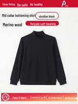 A-type Men's Thick Warm Wool Velvet Two-in-One Long Sleeve Shirt for Autumn/Winter XXXL red