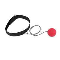 Boxing Equipment Fight Punch Reflex Ball With Head Band for Training Boxing Stress Relief Red black