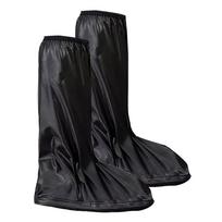PVC lietaus batų užvalkalas, atsparus vandeniui, lengvas, neslystantis aukštas, juodas, 40 cm blauzdos vidurys black