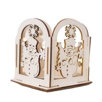 Žvakidė Žvakidė Stalo puošmena Žvakidė Medinės laikikliai Kalėdinėms dovanoms Candle