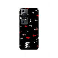 Coque de téléphone - MANIACASE - Huawei P60 - NIKE JORDAN - Souple - Noir/Rouge/Blanc balta