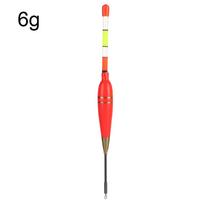 Karštas išpardavimas Ilgas vertikalus naktinis apšvietimas Žvejybos plūdės Bobber EVA Šviečianti žvejybos plūdė 6g/8g/10g/15g/20g/30g red