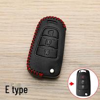 Great Wall Cannon Key Cover for King Kong Cannon & Fengjun 5/7 Pickups - Genuine Leather Remote Control Case for 23 Models. E model + Single Key Cover