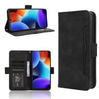 Apverčiamas odinis dėklas skirtas Blackview Color 8/Oscal Modern 8 [Doka Slot Apverčiamas odinis dėklas] Atsparus smūgiams buferinis dėklas Color 8/Oscal Modern 8 juoda