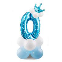 Foil Birthday Balloons Air Helium Number Balloon Figures Happy Birthday Party Kids Birthday ARI Number 9 rožinė