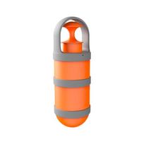 Pet toilet picker out portable dog feces toilet picker eight-claw shit shoveling artifact pick up garbage without dirty hands oranžinė
