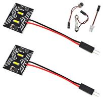 2 szt Panel 2 LED 12V W5W, T10, C5W, SV8.5, BA9S, T4W CANBUS 950lm biały mocny Off-Road