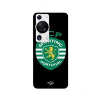 Case - Maniacase - Huawei P60 Pro - Black - Sporting Portugal - Soft juoda