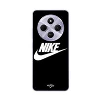 Coque - Maniacase - Xiaomi Redmi 14C - Souple - Noir - Nike logo blanc balta