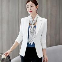 Office Blazers Women's Autumn  Casual Suits Long-sleeved Casual Ladies' Narrow Waist Slim Fit All-match Suits XXXL balta