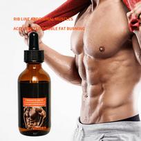 Vyrių ir moterų pilvo raumenų aliejus šildomasis aliejus priežiūra masažas šildomasis pilvo raumenų aliejus 50 ml juoda