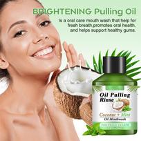 Coconutoil burnos skalavimo skystis 50 ml valo blogą burnos kvapą ir išlaiko kvapą dantims ir dantenoms One Size