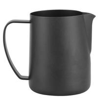 Kavos Latte Puodelis Juodas Matinis 304 Nerūdijančio Plieno Pieno Putojimo Puodelis Kavos Meno Kūrimui 600ml black