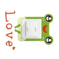 3D Cartoon Night Light Switch Sticker Decor Lightswitch Decor Wall