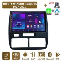 Android Carplay Car Radio For TOYOTA WINDOM  LEXUS ES 1997-2001 Multimedia Player Head Unit Stereo GPS Navigation BT WIFI 2+32GB 1+16GB brown