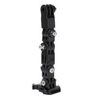 Šalmo tvirtinimo rankena, skirta GoPro Xiaoyi reguliuojamo laikiklio sportinio fotoaparato korpuso adapteriui black