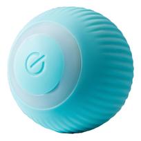 USB Rechargeable LED Smart Rolling Ball Interactive Toy for Cats Automatic 360 Degree Fun Pet Supplies mėlyna