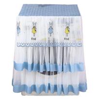 1PC Dust Cover Breathable Drum Type Washing Machine Universal Washing Machine Cover Lace Polyester Home Supplies