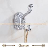 Robe Hooks Metal Towel Hanger Hooks For Clothes Coat Hat Bag Hooks Wall Mount Bathroom Accessories Door Towel Hook Holder 8002