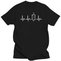 Doner Heartbeat Unique TShirt Kebab Meat Dishes Shashlik Gyros Leisure T Shirt Hot Sale Stuff For Adult S smėlis