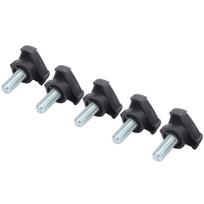 5 vnt. Plastikinė trikampė rankenėlė, varžtas, priveržimo varžtų rinkinys, priedas M10 25mm