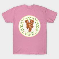 T Shirt Women Gingerbread Man Sex Ugly Holiday Shirt Harajuku Print Kawaii Tshirt Summer Short Sleeve Female T-Shirt Top Tee S