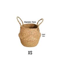 Nordic Style Mini Artificial Bonsai Ornaments - Indoor Green Decor for Desktops & Floors