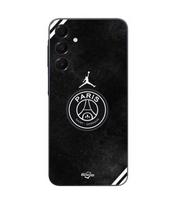 Phone case - Maniacase - Samsung Galaxy A16 - Silicone - Black - Jordan logo juoda