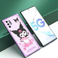 Kuromi Melody Phone Case For Samsung Note 10 Lite 20 Ultra M04 M13 M32 4G M14 M33 M34 M42 M52 M53 M54 M55 5G M11 M12 M21 M31 M51 Samsung Note 20Ultra black