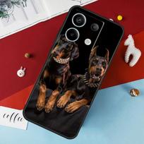 Dachshund Doberman Dog Case For Xiaomi Redmi 13C 12C 10C 9C 10A Redmi Note 11 9 10 12 13 Pro 9S 10S 11S 12S Cover Redmi Note 12 4G black