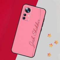Personalized Monogram Name For POCO X5 X3 Pro M5 M5s F4 X4 F3 F5 Case For Xiaomi 13 13T Pro 12 Lite 12X 11T 12T 14 Pro Xiaomi 13T (13T Pro) pink