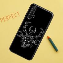 Raganystės Okultizmo Pentagramos dėklas Huawei P Smart 2019 Nova 5T 9 10 SE 3i 8i 11i Y60 Y61 Y70 Y90 P20 P40 Lite P30 Pro Huawei P20 Lite