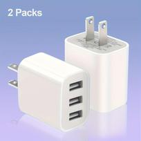 2/3pcs USB Wall Charger, Charger Adapter, 3 Ports Quick Charger Plug Cube For IPhone 14 13 12 11 Pro Max 10 SE X XS 8 Plus US