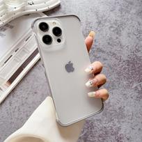 Matte Ultra-Thin Frameless Translucent Case For iPhone 15 14 13 12 Pro Max Heat Radiation Cooling Slim Frosted PC Armor Cover For iPhone 14Pro pilka spalva