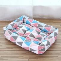 Four Seasons Universal Double-sided Pad Thickened Dog Kennel Linen Breathable Sleeping Nest Warm Pet Nest Cat and Dog Supplies No. 1 (45 * 30) cm