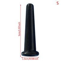 Black Silicone Cupping Vacuum Suction Lifting Facial Face Eyes Massage Cup S