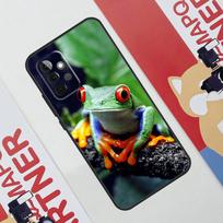 Green Frog Wildlife Case For Samsung Galaxy A54 A34 A24 A14 A73 A53 A33 A23 A13 A52 A32 A22 A12 A51 A71 Cover Samsung A32 4G black