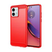 For Motorola Moto G84 5G Case For Moto G84 Cover 6.5 Inch Shockproof Soft Silicone Protective Bumper For Motorola Moto G84 For Moto G84 raudona