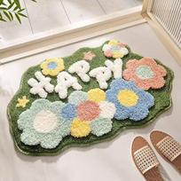 Household Bathroom Floor Mat Absorbent Mat Bathroom Carpet Entrance Mat Toilet Floor Mat 40 * 60cm