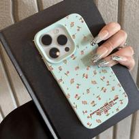 Flower Phone Case For iPhone 16 Pro Case for iPhone 11 12 13 14 15 Pro Max 16 Plus Silicone Soft Leather Texture Cover Fundas For iPhone 14 Plus white