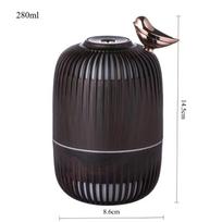 Kūrybiškas imituojantis medinį paukščių narvą drėkintuvas 280ml USB aromaterapinis difuzorius purkštuvas mini namų atmosferos drėkintuvas miegamajam