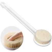 2pcs Shower Bath Brush Body Brush Dry Brushing Long Handle Gentle Back Skin Scrubber Exfoliate Massage Improve Blood Circulation Cellulite Treatment 2pcs balta