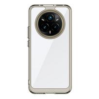 For Realme 14 Pro Plus Case Realme 14 Pro Plus Cover Funda Clear PC TPU Shockproof Silicone Phone Back Cover Realme 14 Pro Plus Realme 14 Pro Plus pilka spalva