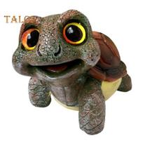 Vėžlio Statula Sodo Mini Figūrėlė Vandeniui Atspari UV Atspari Mini Dydžio Žavinga Vėžlio Formos Gyvūno Statula Kiemo Ornamentas Tortoise