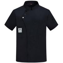 Chef Uniform Sleeved Men's Clothing Catering Work Uniform Back Kitchen Uniform Men's Top L juoda