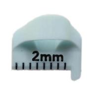 2/3/4MM Siuvimo šablonas Piršto liniuotė DIY Siuvimo rankdarbių projektai Kratinys 3D 2mm mėlyna