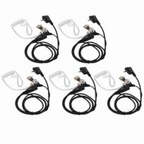 Acoustic Tube Headphone Transparent Radiation Reduction Portable Air Acoustic Tube Headset for