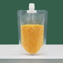 1PC Large Caliber Transparent Nozzle Bag for Moisture and Insect Proof Grain and Cereal Storage