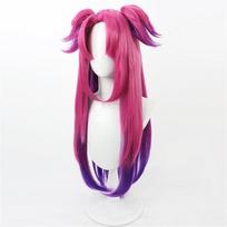 LOL Heartsteel Alune Cosplay Perukas Gradientinis Ilgas Dviem Segtukais Prisegamos Uodegos Karščiui Atsparus Sintetinis Plaukas Anime Cosplay Perukai + Peruko Kepuraitė One Size